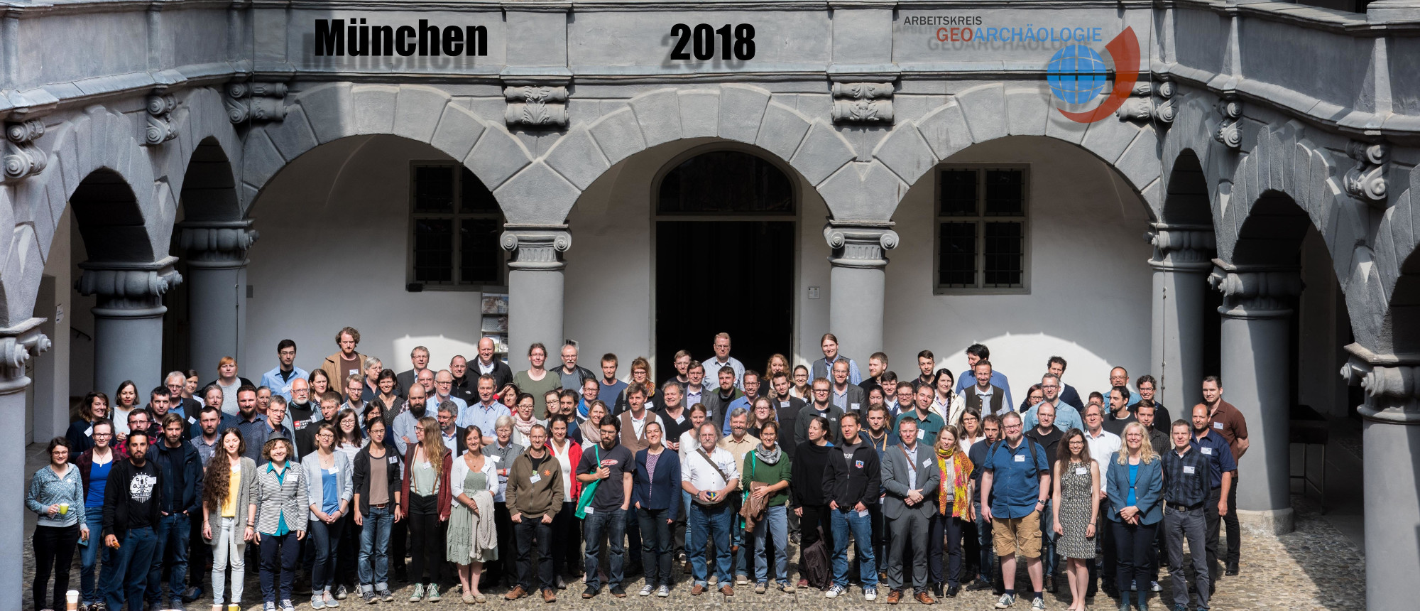 Gruppenfoto der Teilnehmer der Jahrestagung des AK Geoarchäologie 